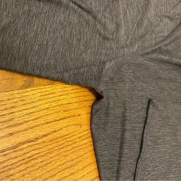 Pebble Beach Hesthered Grey Long Sleeve Performance Pull Over - Picture 6 of 16